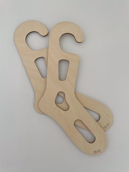 Bloqueurs de chaussettes en bois