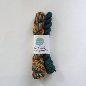 Kit bicolore - Orange + vert