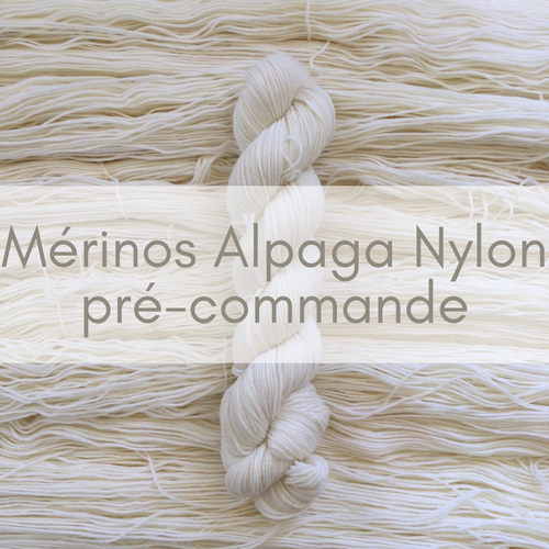 Mérinos alpaga nylon - Pré-commande