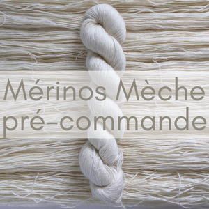 Mérinos mèche - Pré-commande