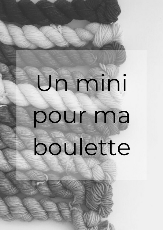 Un mini pour ma boulette